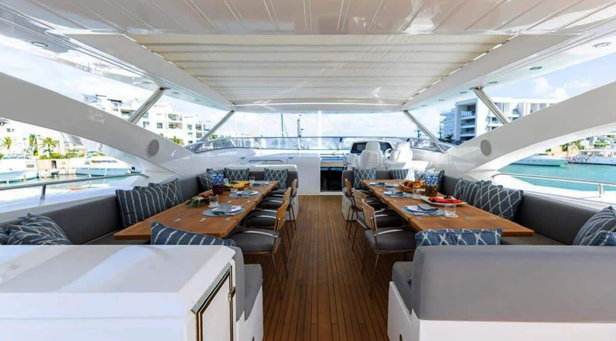 Luxury Yacht Rental Cancun Mexico - Sunseeker 120